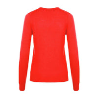 J. Lindeberg W Amaya-True Merino Sweater Tomato Red Damen