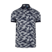 M KV Jacquard Reg Fit-TX Jaqua Polo Camou Grey