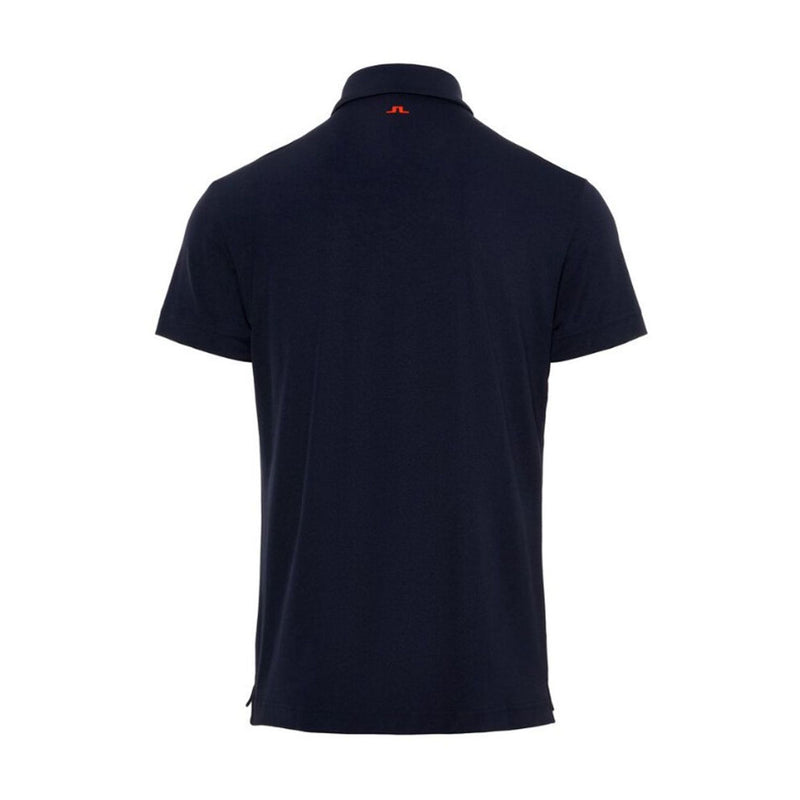 J. Lindeberg M Zeke Reg Fit-Lux Piquet Polo Navy Herren