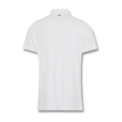 M Zeke Reg Fit-Lux Piquet Polo White
