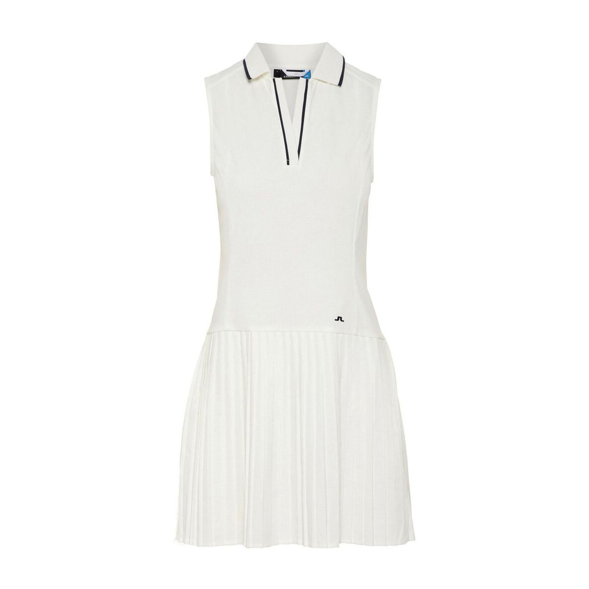 J. Lindeberg Kleid W Cora High Vent White Damen