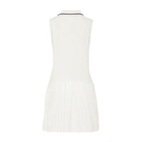 J. Lindeberg Kleid W Cora High Vent White Damen