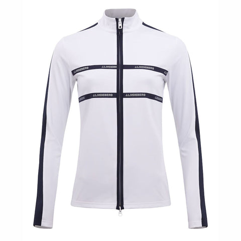 Jade Golf Mid Layer Weiß Damen