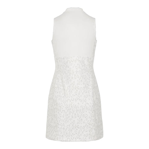 Kleid W Nena Print Animal Grey White Damen