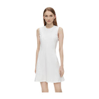 J. Lindeberg Kleid W Jasmin Lux Sculpt White Damen