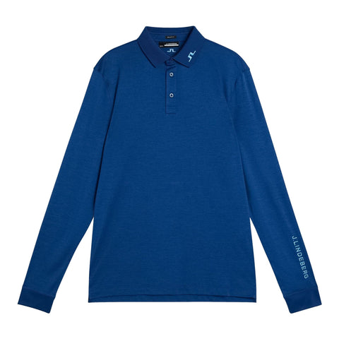 Tour Tech Langarm Herren Estate Blue Melange Herren