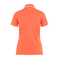 W Flor-Ultra Light Jersey Polo Tomato Red