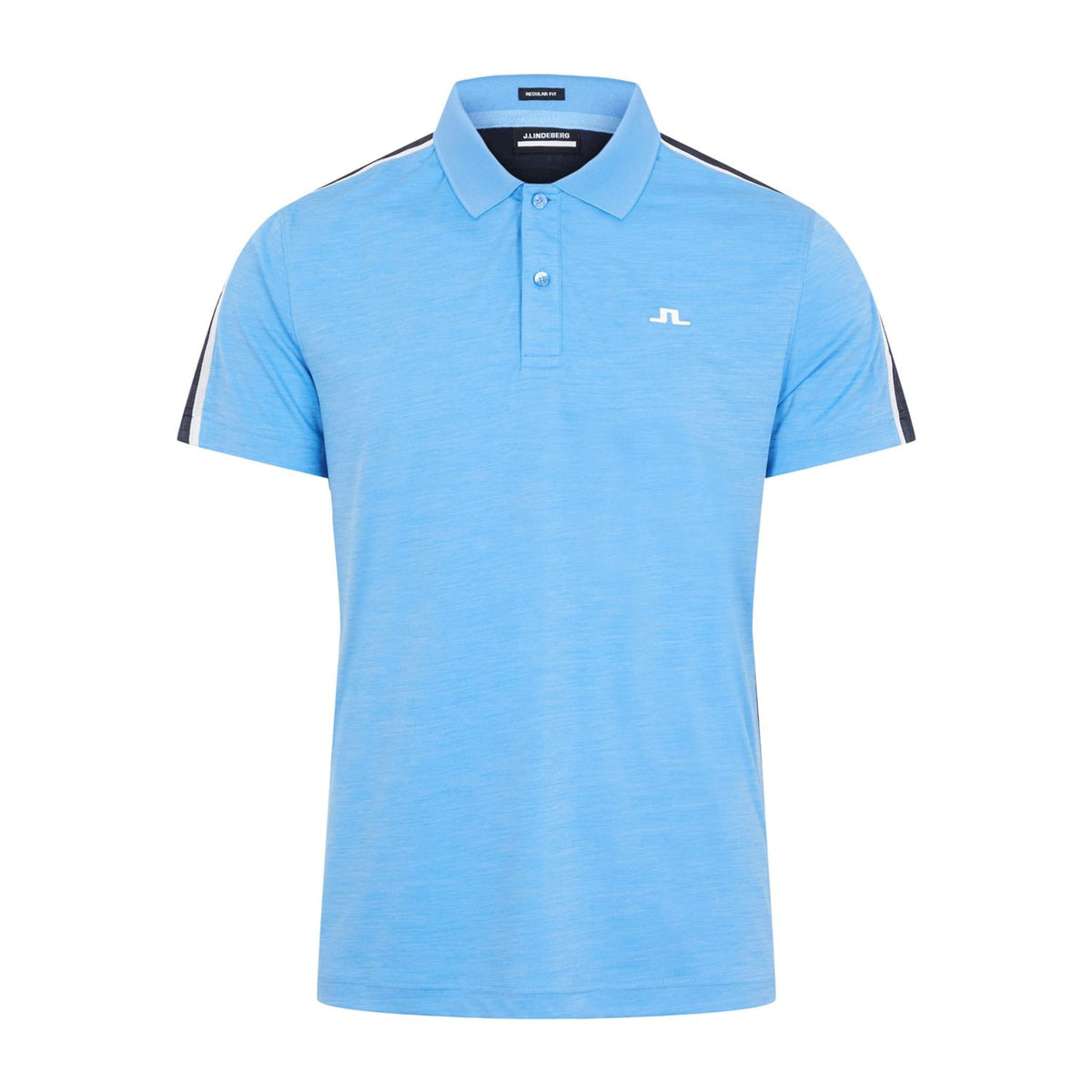 M Flinn Regular Fit SS Polo Ocean Blue