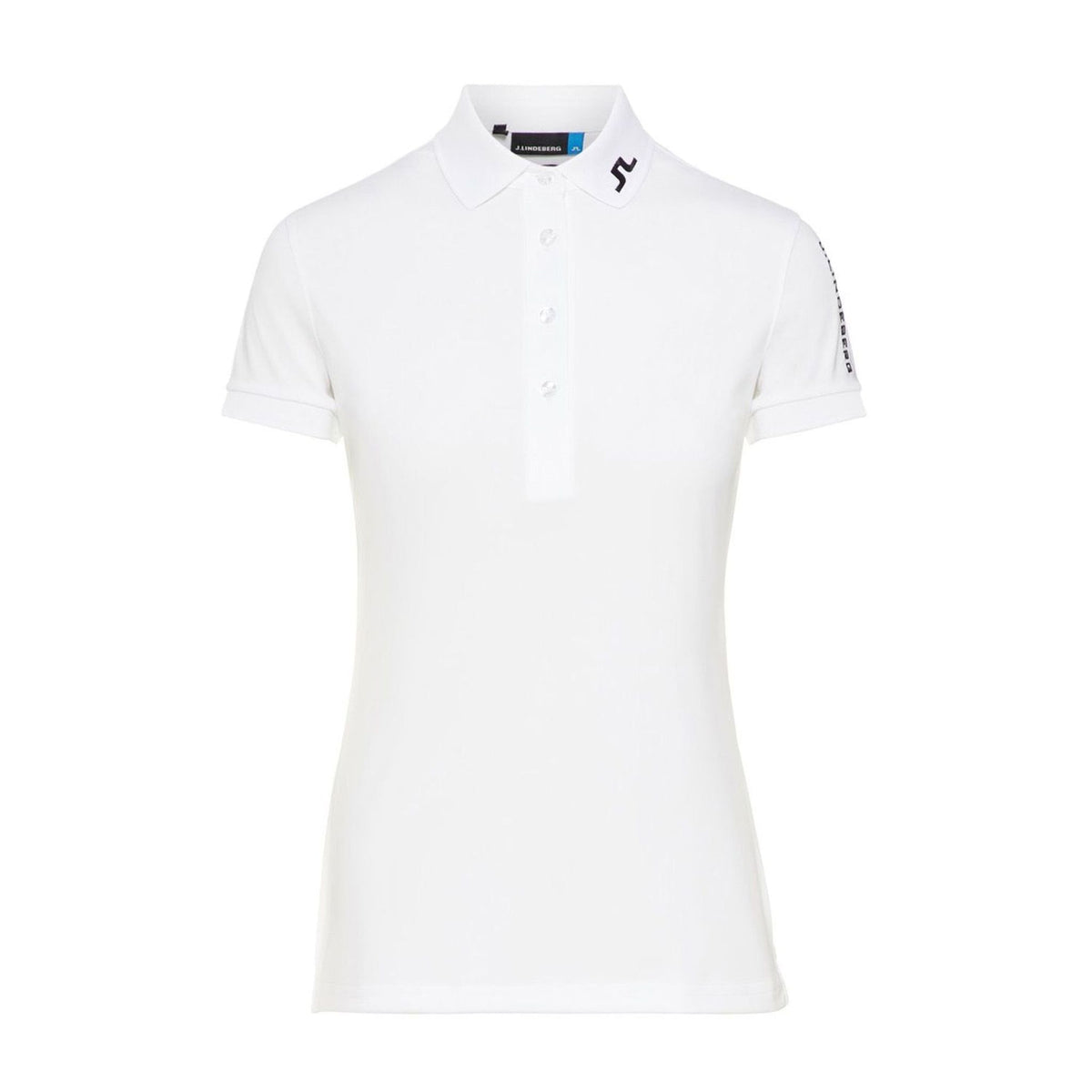 J. Lindeberg W Tour Tech slim TX Jersey Polo White Damen