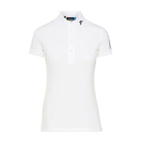 J. Lindeberg W Tour Tech slim TX Jersey Polo White Damen