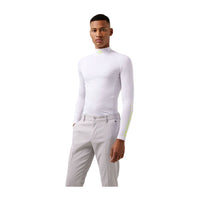 J. Lindeberg Layer Aello Soft Compression Top Langarm Hellgrau Herren