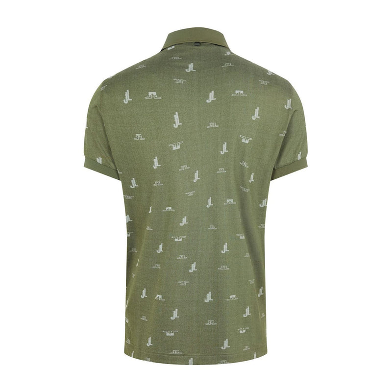 M Glen Regular Fit SS Polo JL Bridge Thyme Green