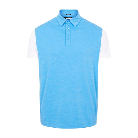 M Harry Regular Fit SS Polo Ocean Blue