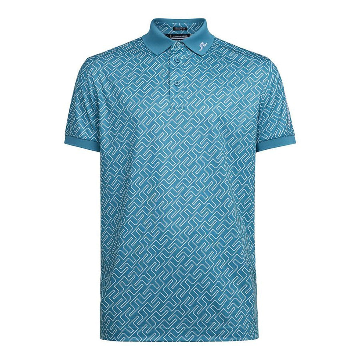 J. Lindeberg Tour Tech Reg Fit Print Polo Herren