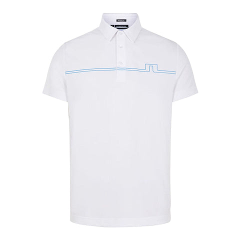 M Clay Regular Fit SS Polo White Herren