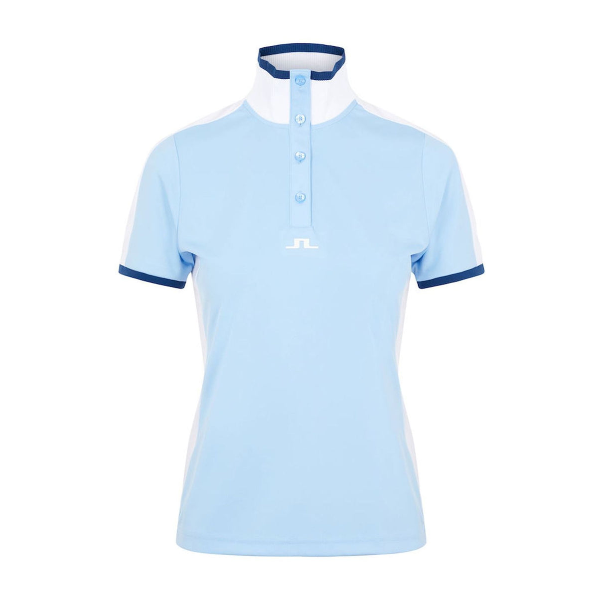 J. Lindeberg W Minna SS Polo Summer Blue Damen