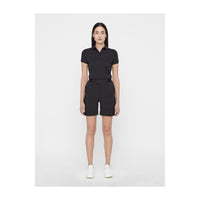 J. Lindeberg W Tour Tech slim TX Jersey Polo Black Damen