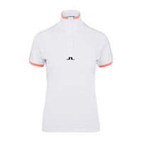 J. Lindeberg W Minna SS Polo White Damen