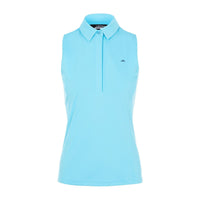 J. Lindeberg Polo SL W Dena Beach Blue Damen