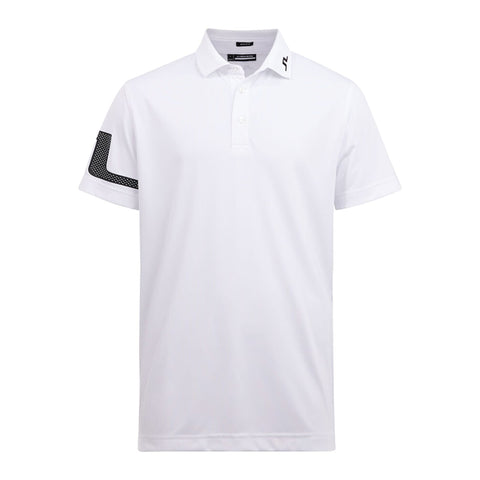 M Heath Regular Fit Golf Polo White
