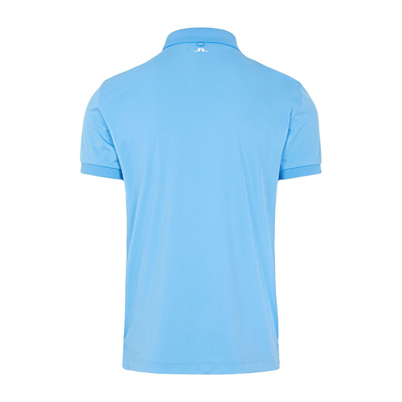 J. Lindeberg M Tour Tech Slim Fit SS Polo Ocean Blue Herren