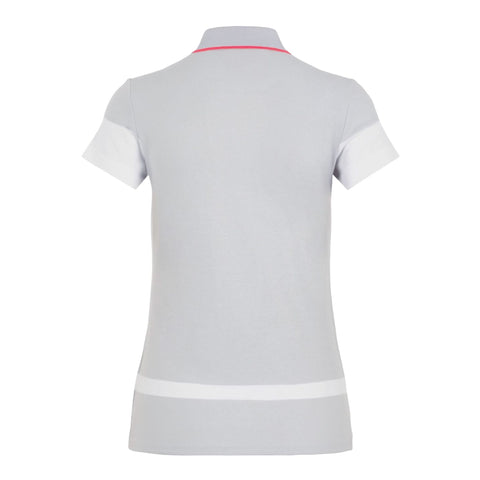 W Jade SS Polo Light Grey Damen