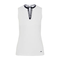 J. Lindeberg Shirt ärmellos W Leya White Damen