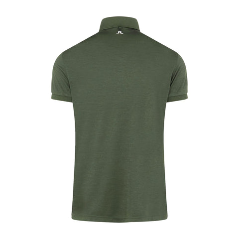 M Tour Tech Reg Fit SS Polo Thyme Green Melange
