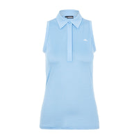 J. Lindeberg W Oda Sleeveless Top Summer Blue Damen