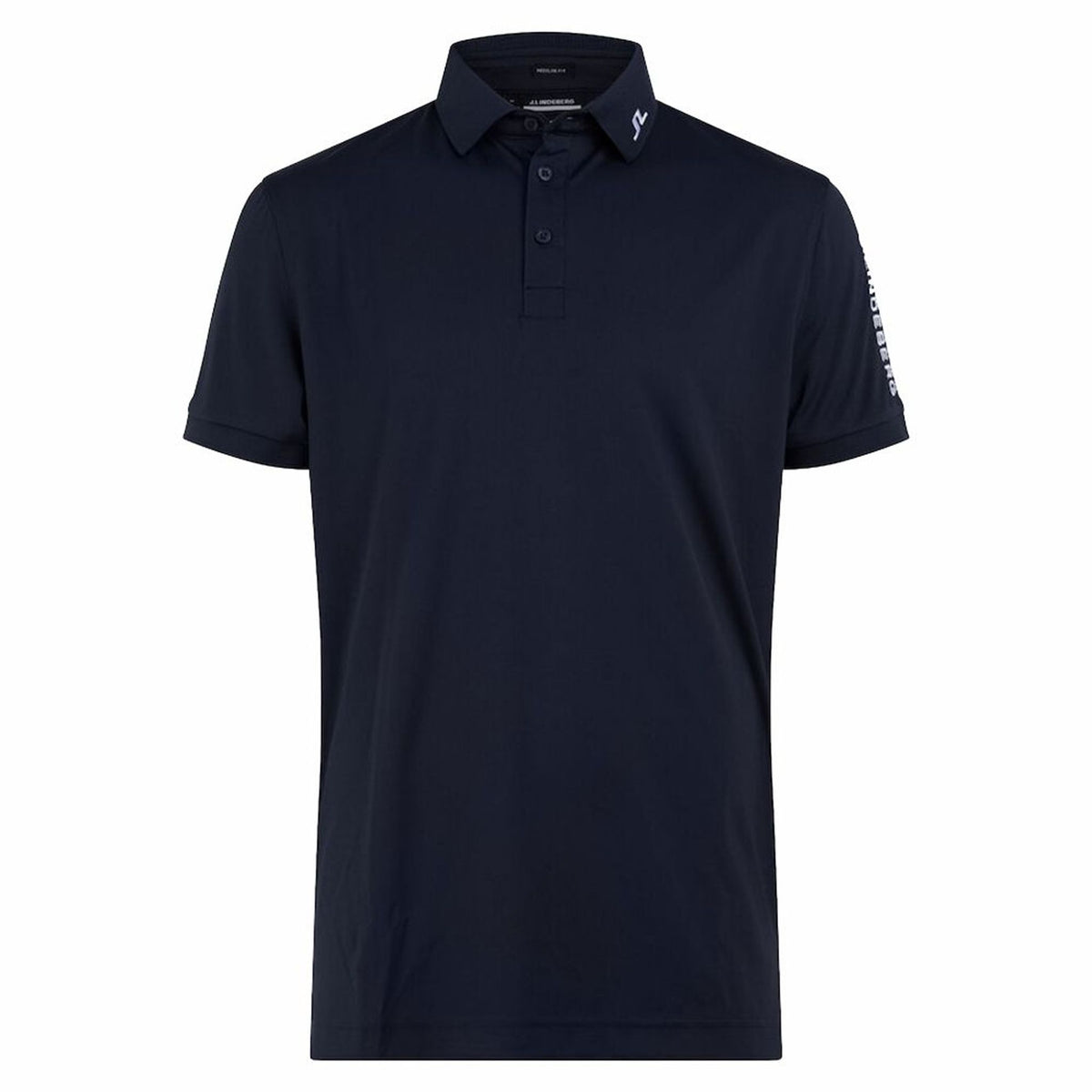 J. Lindeberg M Tour Tech Reg Fit Golf Polo Black Herren