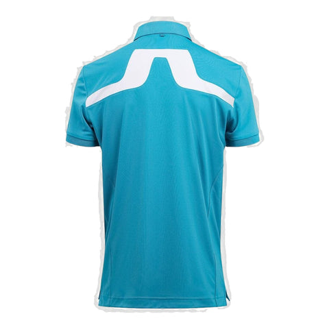 M KV Regular Fit Golf Polo Enamel Blue Herren