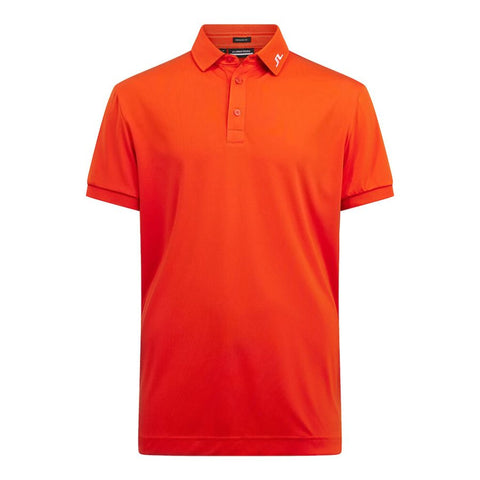 M KV Regular Fit Golf Polo Tangerine Tango