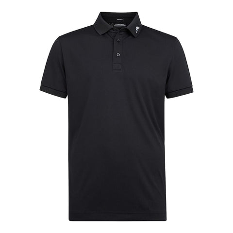 M KV Regular Fit Golf Polo Black