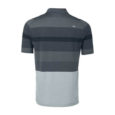 M Engineered Stripe SS Polo Silver Fog/Dark Dusk