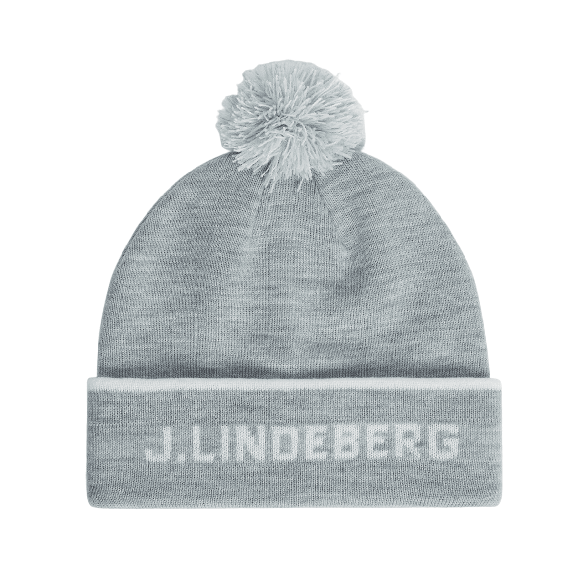 Stripe Beanie Herren Light Grey Melange