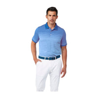 M Melange Fading SS Polo Strong Blue Mel