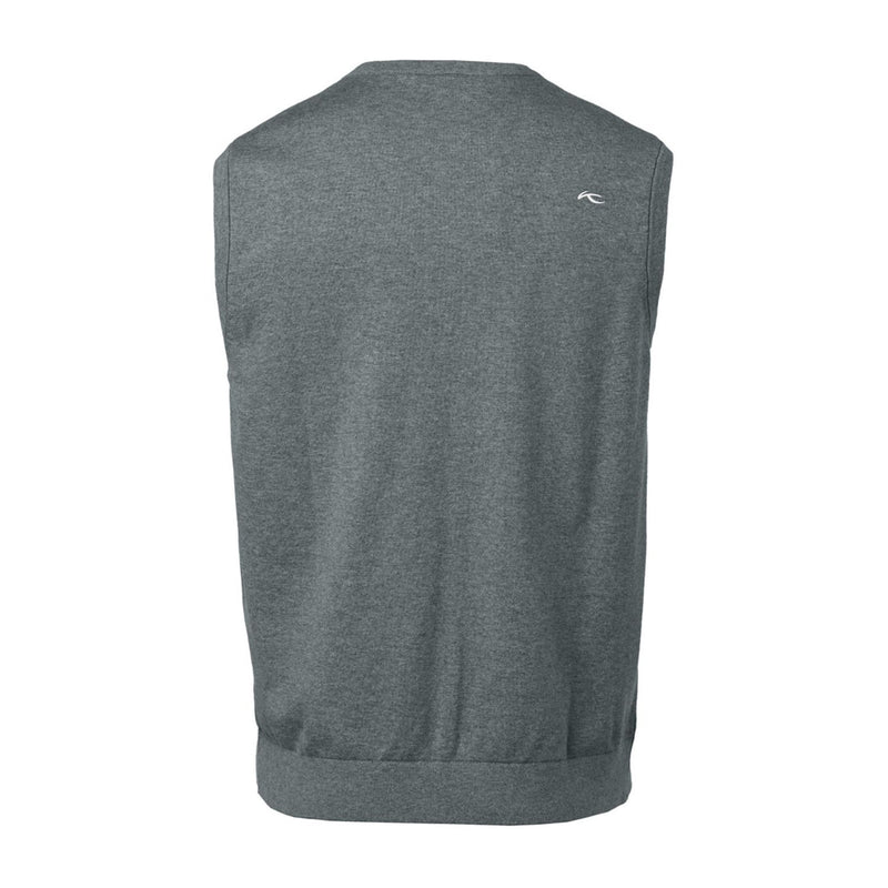 M Kirk V-Neck Vest Steel Greymelange