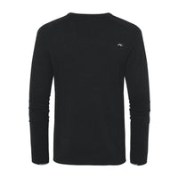 Kjus Pullover V-Ausschnitt Kirk M Schwarz Melange Herren