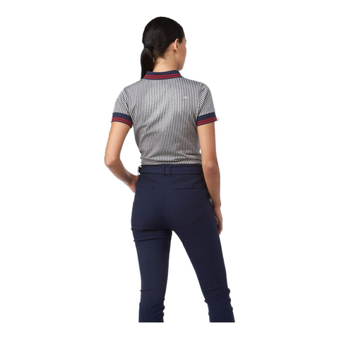 W Ella Structure SS Polo Atlanta Blue/Buttercr Damen