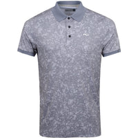 M Spot Printed SS Polo Stahlgrau/Silber Fog