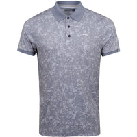 Kjus M Spot Printed SS Polo Stahlgrau/Silber Fog Herren