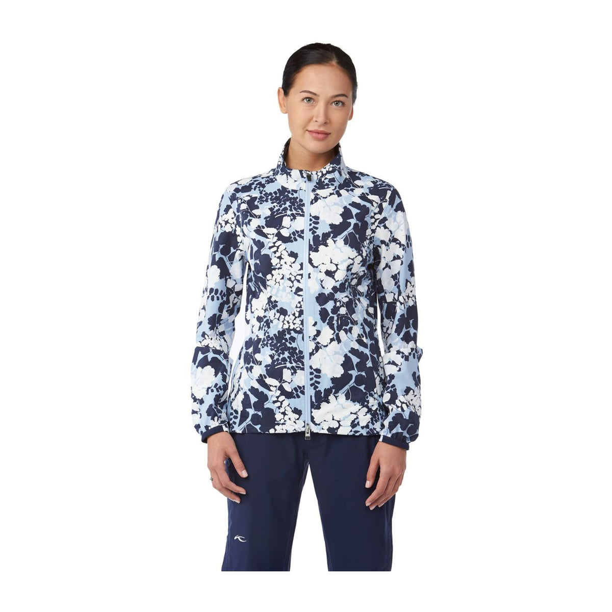 Kjus W Dextra 2.5L Printed Jacket Atlanta Blue/White Damen