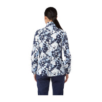 Kjus W Dextra 2.5L Printed Jacket Atlanta Blue/White Damen