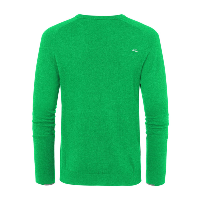 Pullover V-Ausschnitt Kirk M Spring Grün Melange