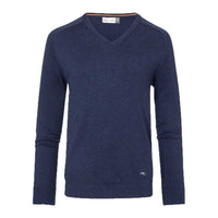 Kjus M Pullover V-Ausschnitt Kirk Atlanta Blau Meliert Herren