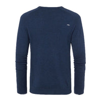 Kjus M Pullover V-Ausschnitt Kirk Atlanta Blau Meliert Herren