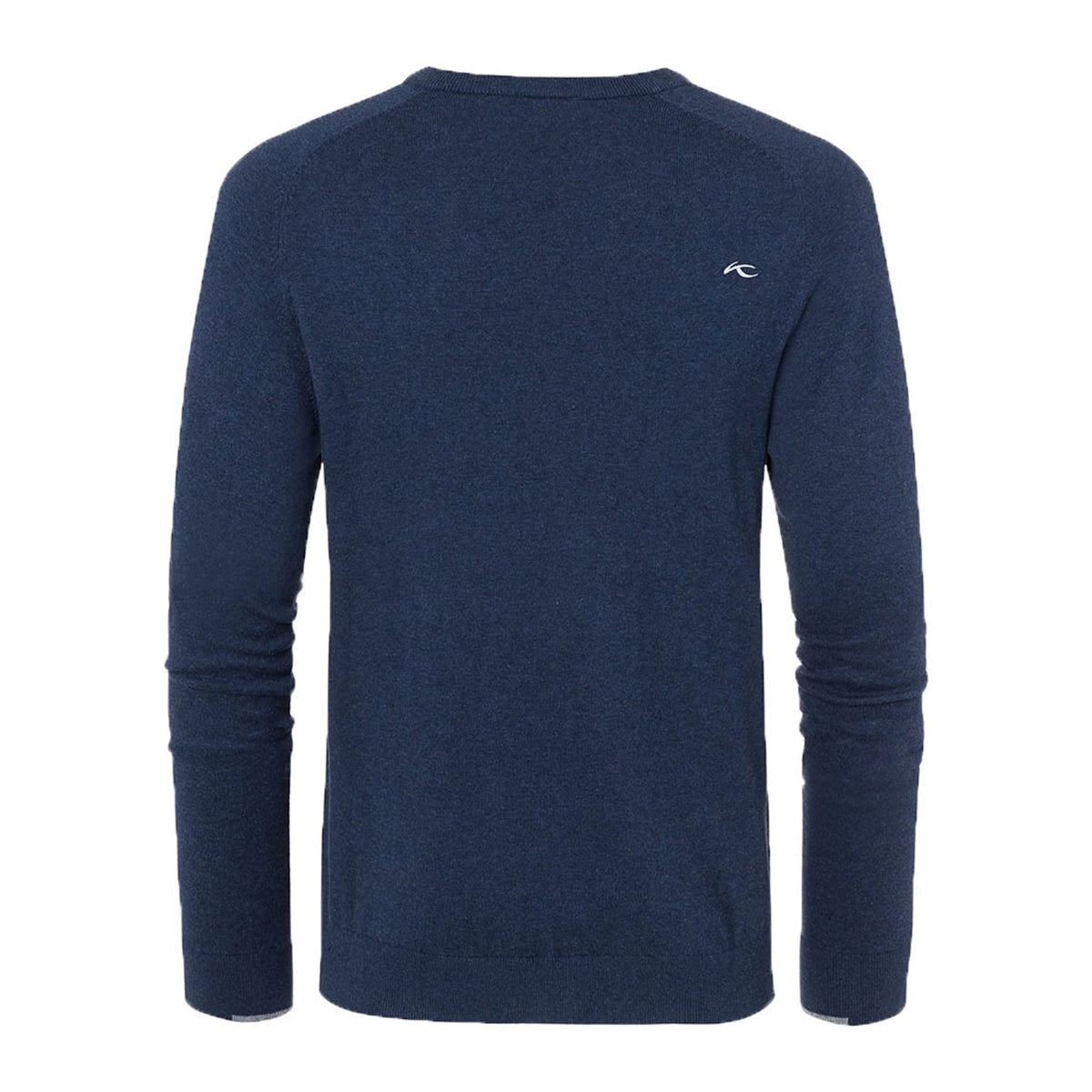 M Pullover V-Ausschnitt Kirk Atlanta Blau Meliert