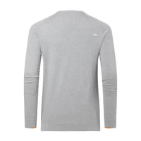 Kjus Pullover V-Neck Kirk Silbergrau/Melange Herren