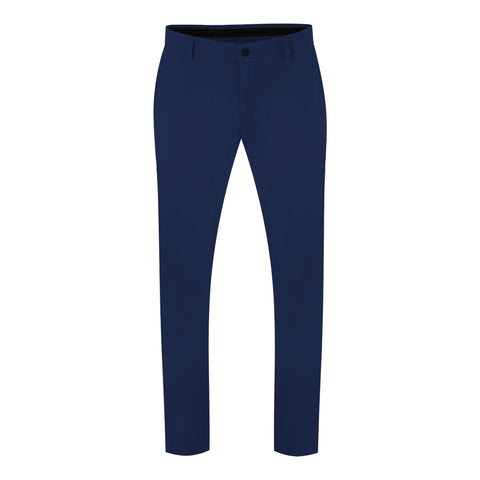 M Iver Hose Tailored Fit Atlanta Blau Herren