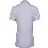 Kjus W Ella Structure Polo SS Alloy/Weiß Damen